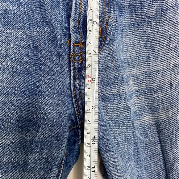 One tea Spoon High Waist Freebird Light Wash Distressed Skinny Jeans size 24 - Picture 4 of 10
